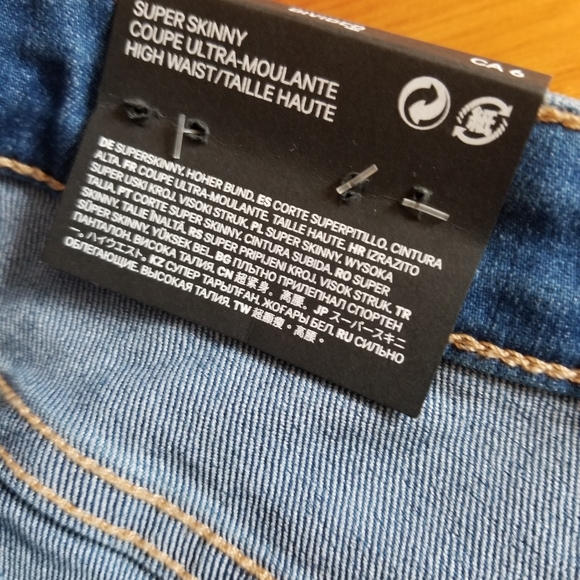 H&M High Waist Super Skinny Jeans.  Size 6 - Picture 7 of 12
